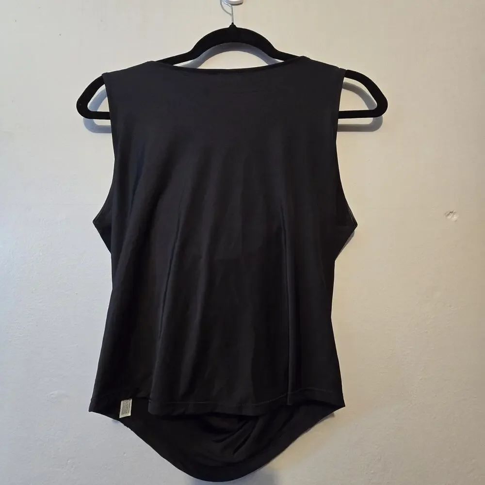 Intimately‎ Free People City Nights Tuck In Top Womens Size XS Black EUC Slinky